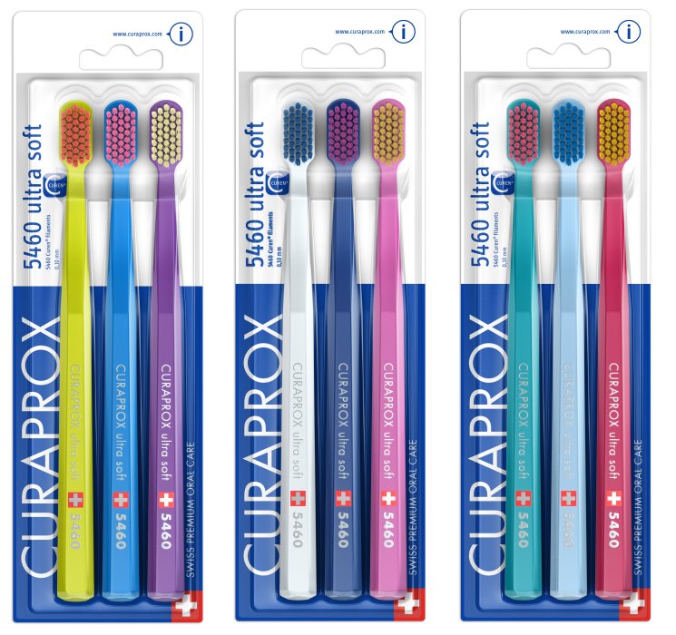 CURAPROX Zubní kartáčky CS Ultra soft 5460 3-pack