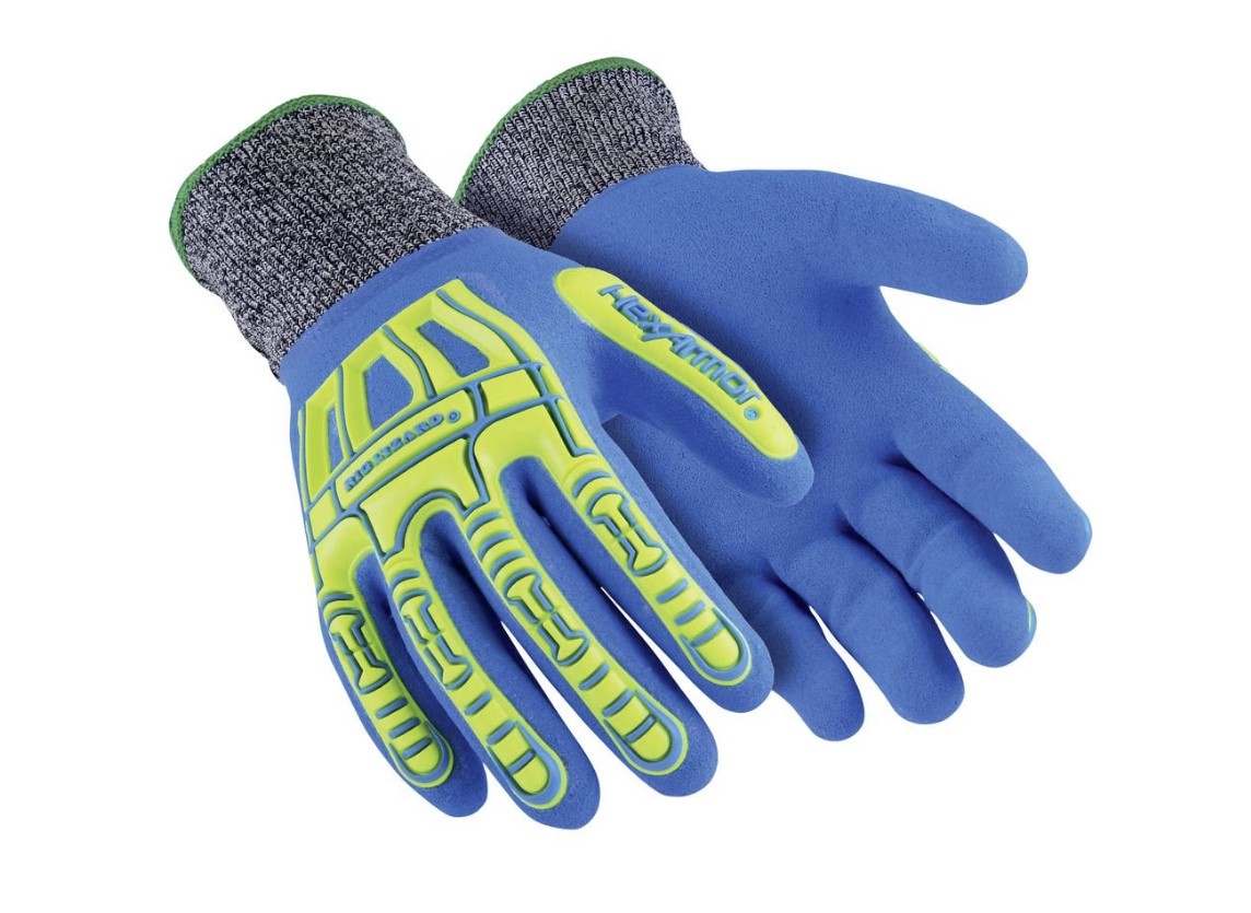 Ochranné rukavice HexArmor Rig Lizard Fluid 7102 proti nárazům, vel. 9