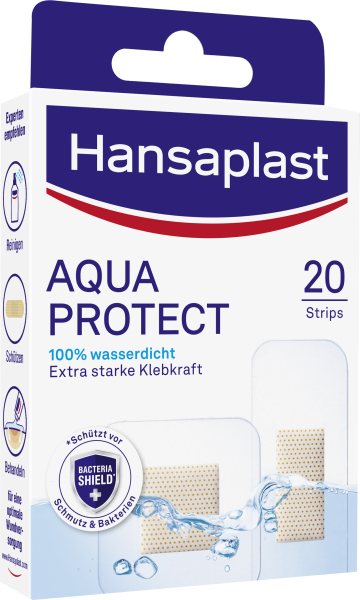 Hansaplast Aqua Protect vodotěsná náplast 20 ks