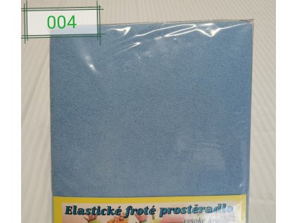 Elastické Froté prostěradlo 190g/m2 - Blankytně modrá