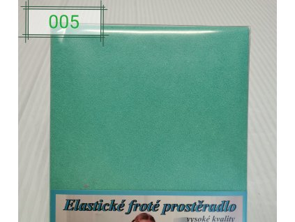 Elastické Froté prostěradlo 190g/m2 - Mentolová