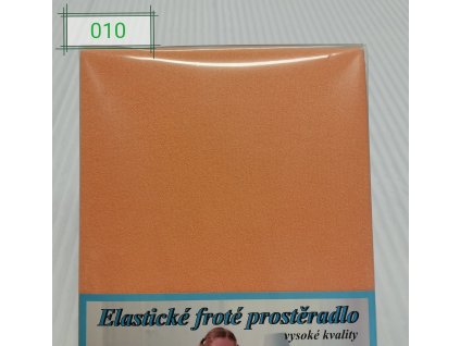 Elastické Froté prostěradlo 190g/m2 - Lososová
