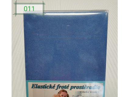Elastické Froté prostěradlo 190g/m2 - Světle modrá