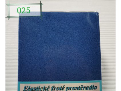 Elastické Froté prostěradlo 190g/m2 - Královsky modrá