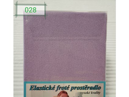 Elastické Froté prostěradlo 190g/m2 - Světle fialová