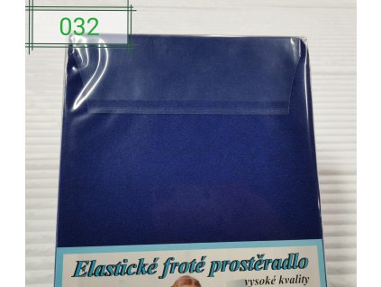 Elastické Froté prostěradlo 190g/m2 - Tmavě modrá