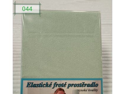 Elastické Froté prostěradlo 190g/m2 - Světle zelená- nejsvětlejší