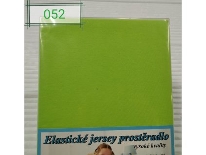 Elastické Froté prostěradlo 190g/m2 - Kiwi zelená