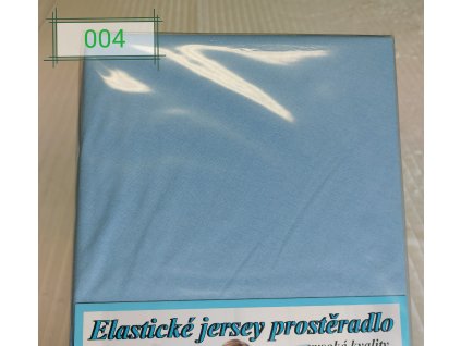 Elastické Jersey prostěradlo  Blankytně modrá  180g/m2