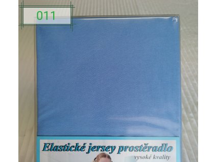 Elastické Jersey prostěradlo  Světle modrá  180g/m2