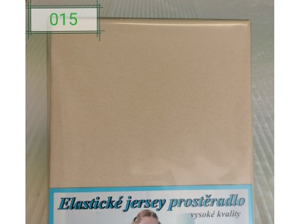 Elastické Jersey prostěradlo  Světle béžová  180g/m2