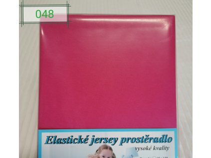 Elastické Jersey prostěradlo  Fuchsie  180g/m2