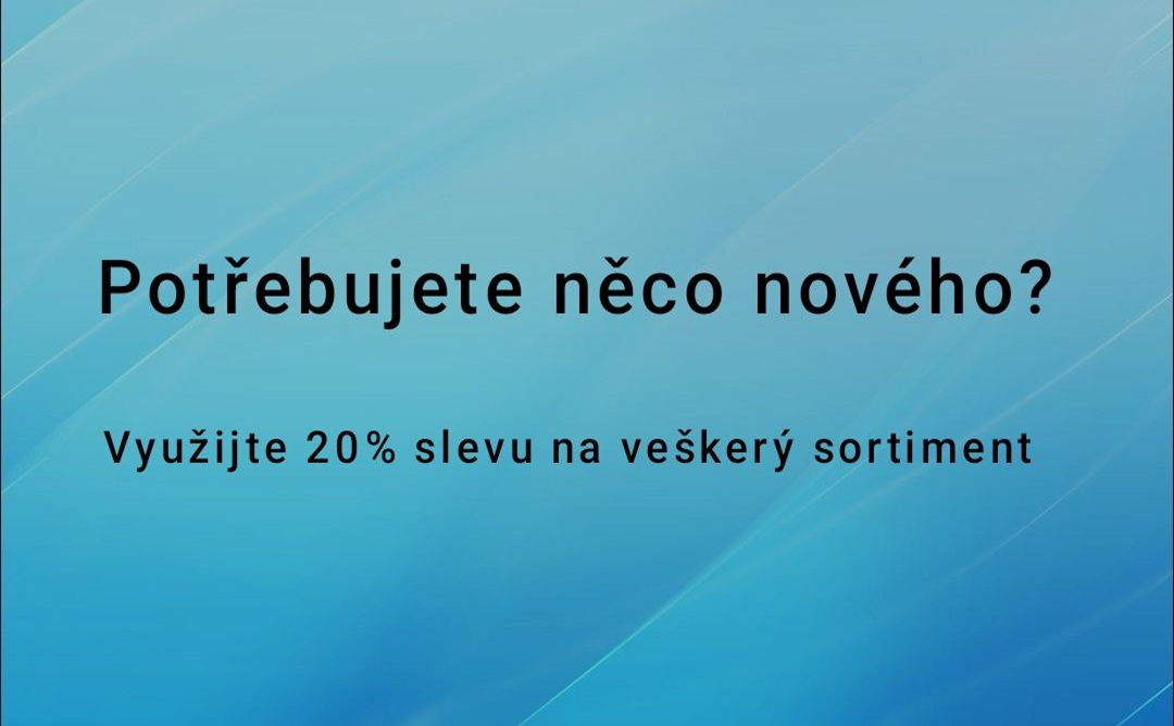 20% sleva