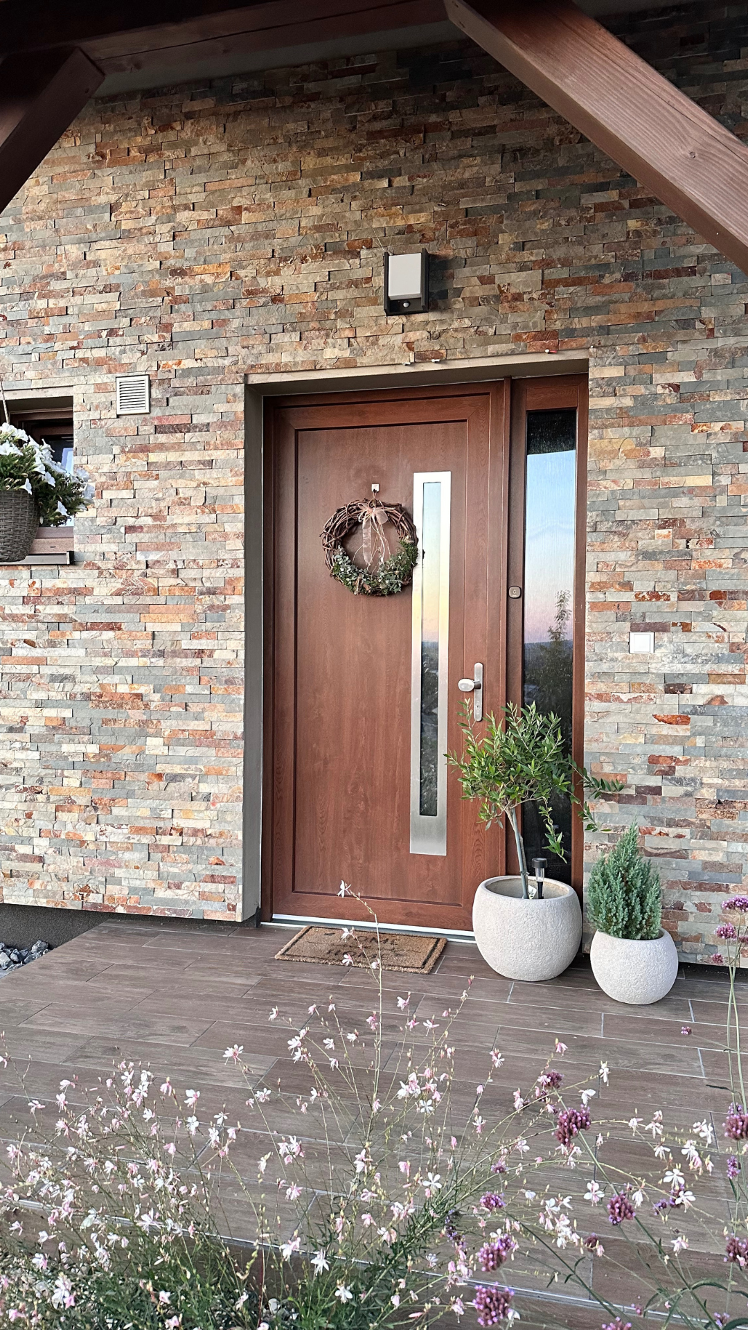 Steinverblender für Fassaden