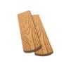 WPC-Zaun hellbraun, 1500x72x12 mm, geprägt