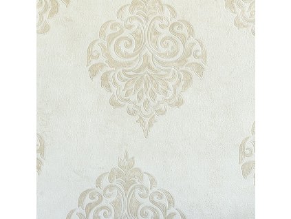 Vliestapetenmuster, Burgmotiv S9518_1, hellcremefarbener Putz