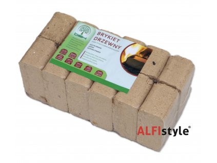 Alfistyle dřevěné brikety RUF balení 10 Kg