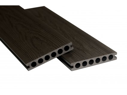 WPC-Terrassendielen, dunkelbraun, 2200 x 138 x 23 mm, Coextrusion