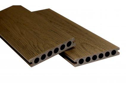 WPC-Terrassendielen hellbraun 2200x138x23 mm, Coextrusion