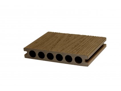 WPC-Terrassendielen hellbraun, Coextrusion – Muster