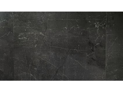 Selbstklebender Vinylboden – Schwarzer Marmor, 1 Stück, 2. Wahl