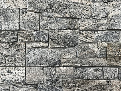 Kamenný obklad, Žula šedá, 15x60 cm, tloušťka 2,5 - 3,5 cm, BL021, balení