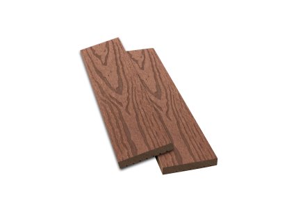 WPC-Zaunbrett, braun, 1500 x 72 x 12 mm, geprägt
