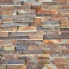 Steinverkleidung, Schiefer mehrfarbig, 15 x 60 cm, Stärke 1,5–3 cm, BL005, Verpackung
