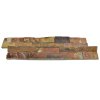 Steinverkleidung, Schiefer mehrfarbig, 15 x 60 cm, Stärke 1,5–3 cm, BL005, Verpackung