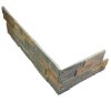Eckverkleidung aus Stein, Schiefer mehrfarbig, Stärke 1–1,5 cm, BL003ROH, Stück