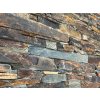 Kamenný obklad, Rustikální břidlice, 15x60 cm, tloušťka 2,5 - 3,5 cm, BL022, balení