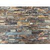 Kamenný obklad, Rustikální břidlice, 15x60 cm, tloušťka 2,5 - 3,5 cm, BL022, balení