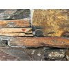 Kamenný obklad, Rustikální břidlice, 15x60 cm, tloušťka 2,5 - 3,5 cm, BL022, balení