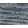 Kamenný obklad, Kvarcit černý, 15x60 cm, tloušťka 2-3,5 cm, BL007, Kus, II. Jakost