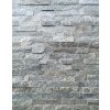 Kamenný obklad, Kvarcit sivý, 15x60 cm, hrúbka 1-2 cm, BL009, Kus, II. akosť