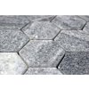 Kamenná mozaika z mramoru, Hexagon silver grey, 30,7x30,5x0,9 cm, NH205, Kus, II. Akosť