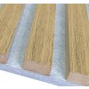 Akustický panel 260x60,5 cm - Dub hnedý so šedým podkladom
