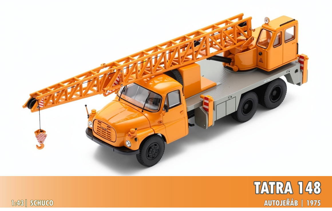 Tatra 148 autojeřáb, 1975, 1:43 Schuco
