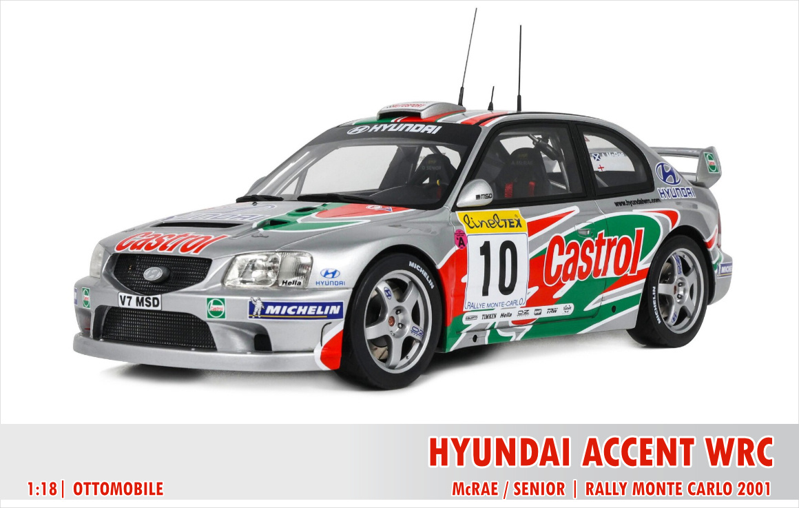 Hyundai Accent WRC, Rally Monte Carlo 2001, 1:18 OttOmobile