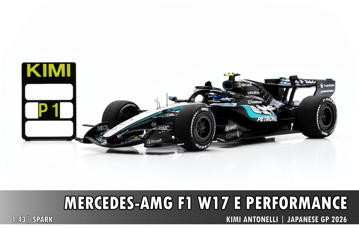 Mercedes-AMG F1 W17 E Performance, Japanese GP 2026, 1:43 Spark