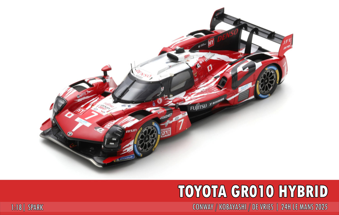Toyota GR010 Hybrid, 24h Le Mans 2025, 1:18 Spark