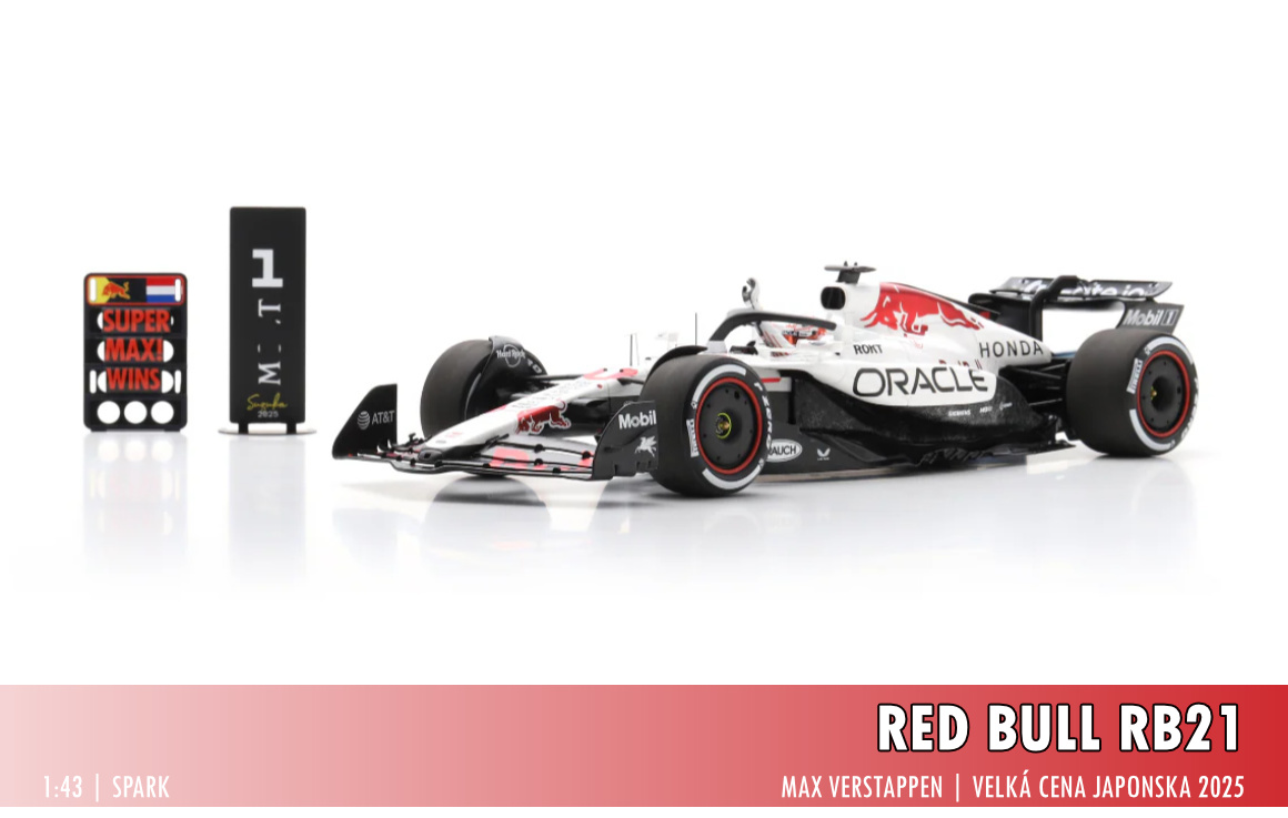 Red Bull RB21, Japanese GP 2025, 1:43 Spark