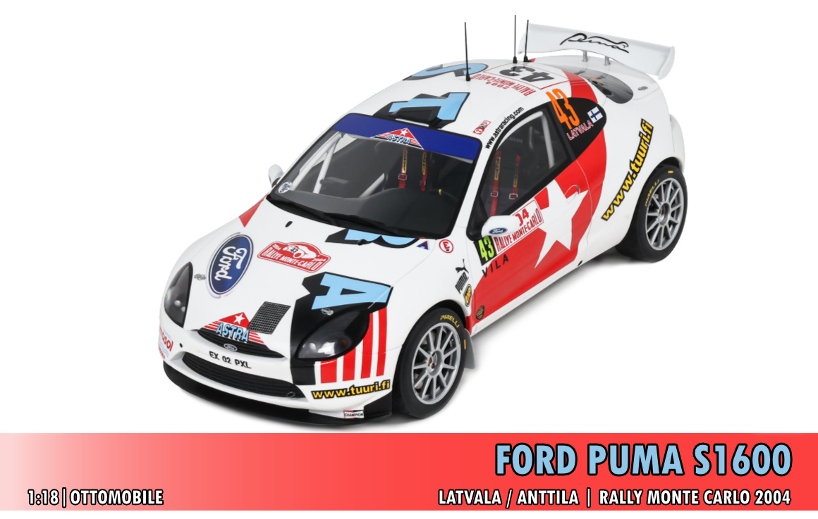 Ford Puma S1600, Rally Monte Carlo 2004, 1:18 OttOmobile