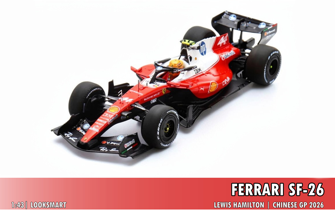 Ferrari SF-26, Chinese GP 2026, 1:43 Looksmart