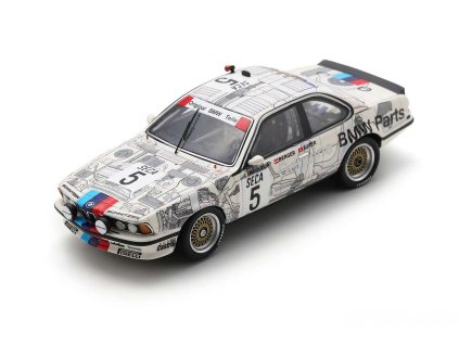 BMW 635 CSi #5, Ravaglia/Berger/Surer, vítězové 24h Spa 1985, 1:43 Spark