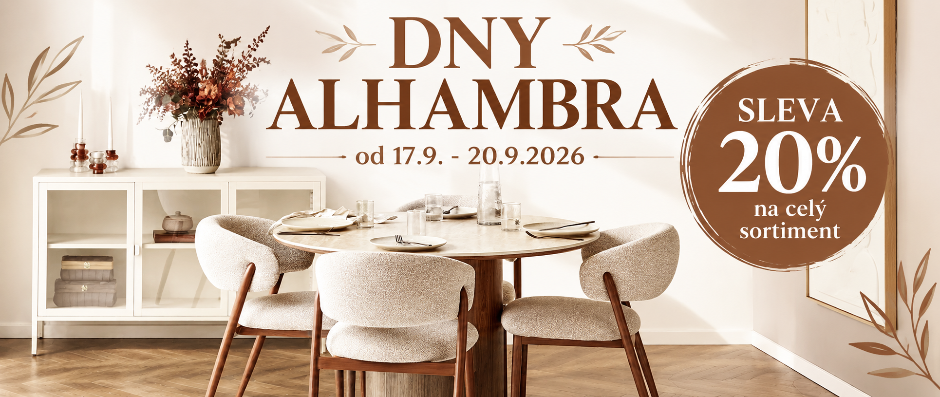 Dny Alhambra - sleva 20% na vše