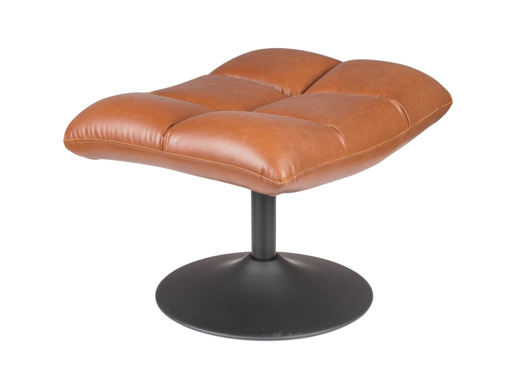Podnožka otočná DUTCHBONE BAR, ekokůže hnědá vintage