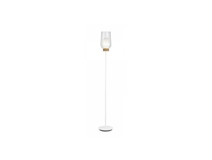 10063 3 stojaci lampa nora mantra vyska 165 cm drevo a transparentni sklo