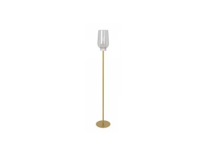 10111 3 stojaci lampa nora mantra vyska 165 cm zlaty kov a transparentni sklo