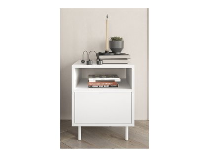 10300 8 nocni stolek dancan mirka vyska 47 cm bily